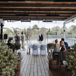 Freie Trauung auf unserer Seeterrasse - Simone Reger Fotografie