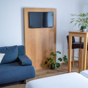Gemütliche und helle Zimmer mit hochwertiger Ausstattung und Technik - Hotel Seenario