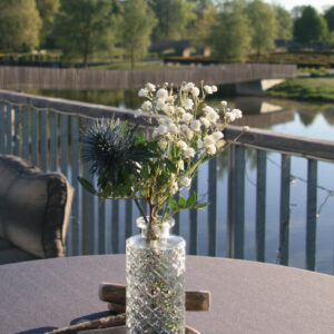 Außenterrasse des Restaurants Seenario
